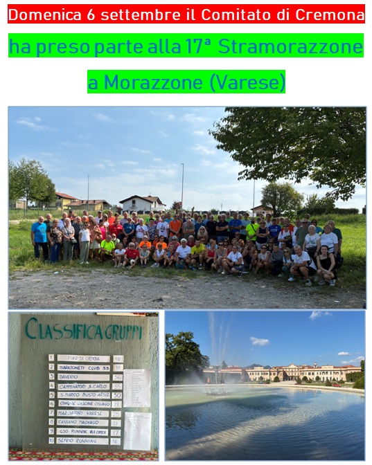 Partecipazione alla Tuttinsieme 2026 a Morazzone (Varese)